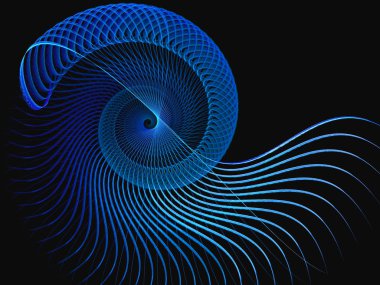 soyut fraktal sarmal model