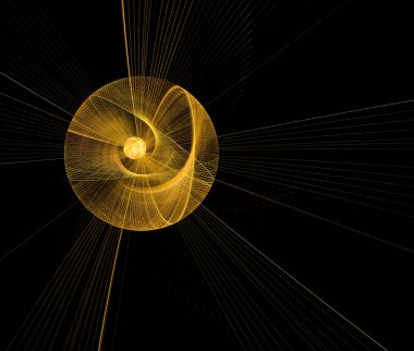 soyut çok renkli fraktal desen