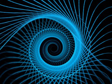 soyut çok renkli fraktal desen