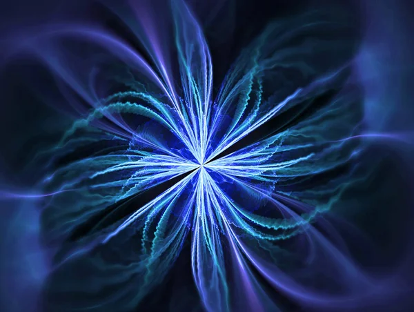 Fleur abstraite forme fractale — Photo