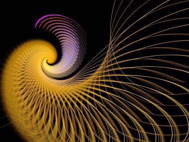 soyut çok renkli fraktal desen