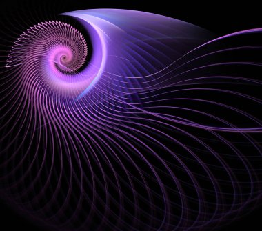 soyut çok renkli fraktal desen