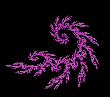 soyut fraktal sarmal model