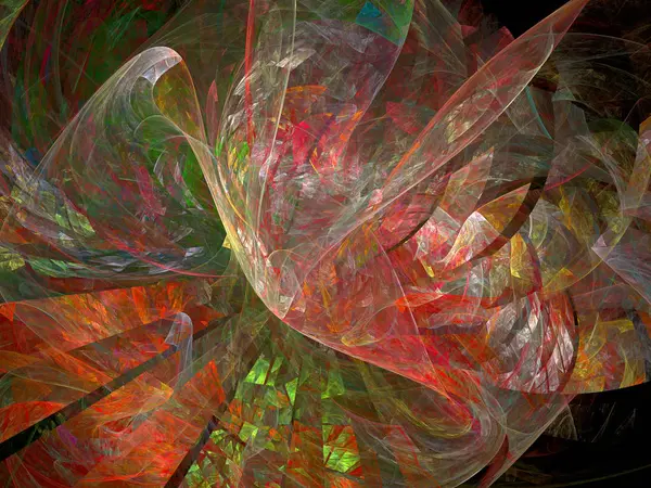 Abstrato padrão fractal multicolorido — Fotografia de Stock