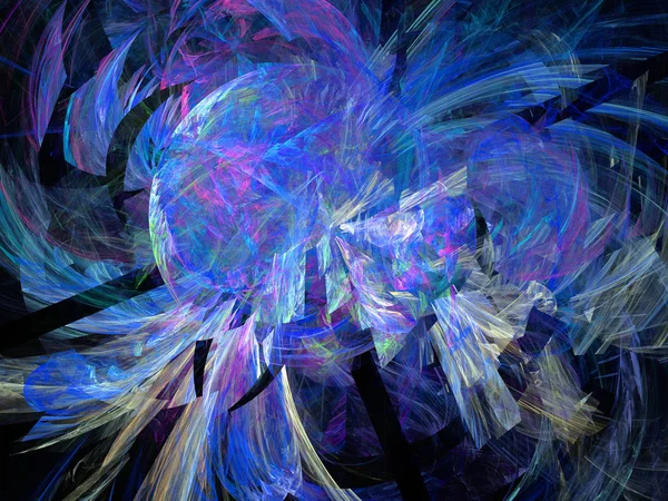 Patrón fractal multicolor abstracto — Foto de Stock