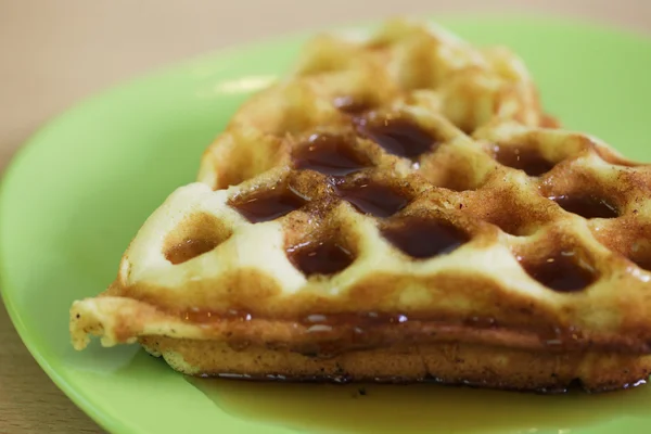 Lezzetli Belçika waffle — Stok fotoğraf