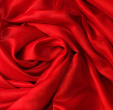 Yumuşak kırmızı ipek