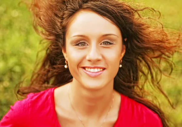 Beautiful  girl with smile. — Stock Photo, Image