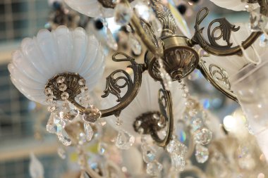 Vintage kristal lamba ayrıntıları