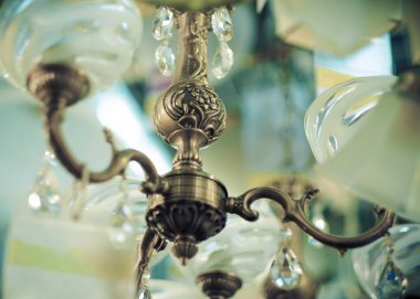 Vintage kristal lamba ayrıntıları