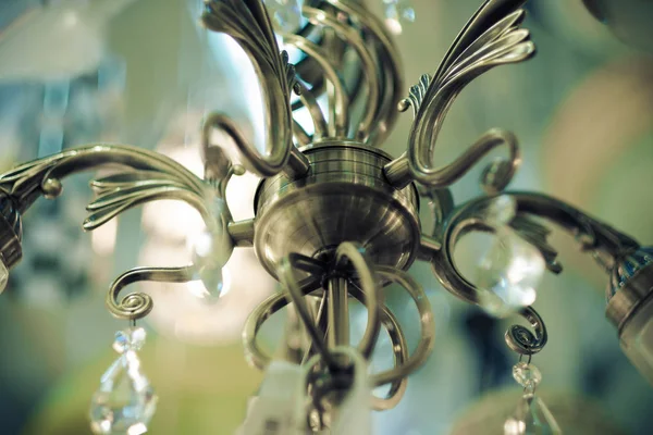 Vintage Kristall Lampe Details — Stockfoto