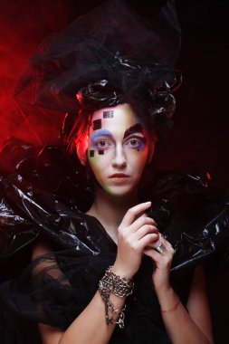 Cadılar Bayramı Güzellik Kadın makyajı