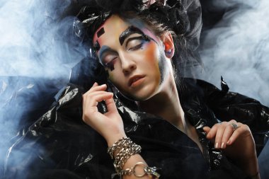 Karanlık Güzel Gotik Prenses.