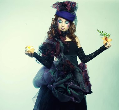 kadın doll tarzı moda çekim