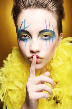 yaratıcı vecih ile kız