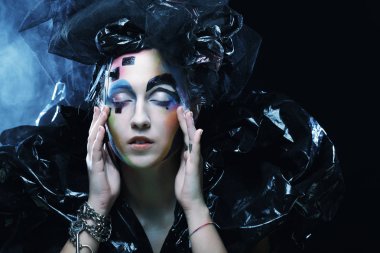 Karanlık Güzel Gotik Prenses.