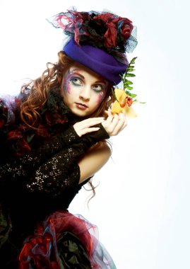 kadın doll tarzı moda çekim