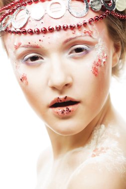 güzel kadının yüzü