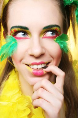 yaratıcı vecih ile kız