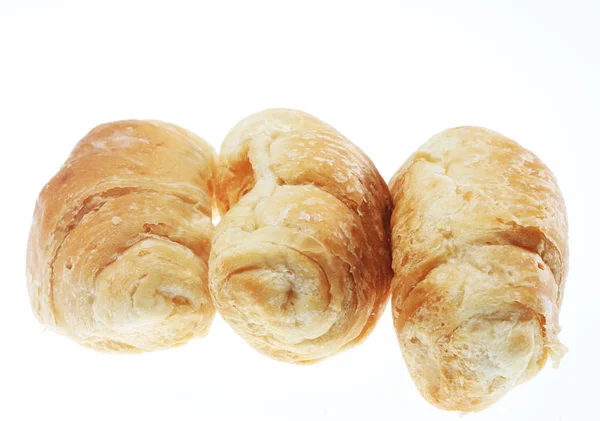 Croissanter på bageri — Stockfoto