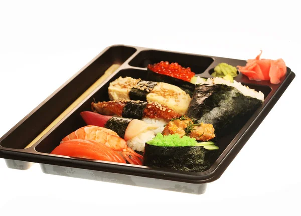 Japansk traditionell sushi — Stockfoto