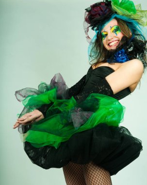 kadın doll tarzı moda çekim