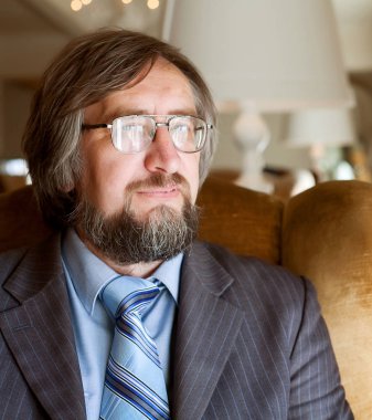 Başarılı kıdemli iş adamı