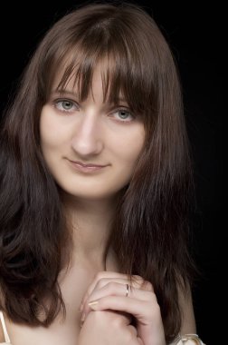 genç kadın, portre kadar kapatın