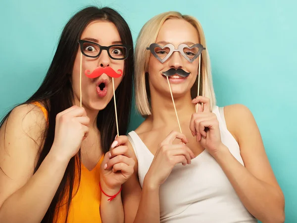 Lifestyle, schoonheid en mensen concept: hipster meisjes beste vriend — Stockfoto