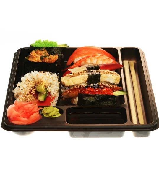 Traditionelles japanisches Sushi-Set — Stockfoto