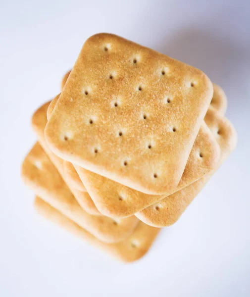 Sušenka cookie na bílém pozadí — Stock fotografie