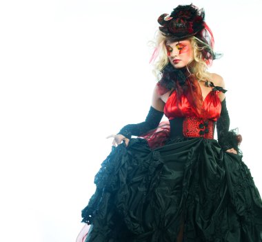 kadın doll tarzı moda çekim