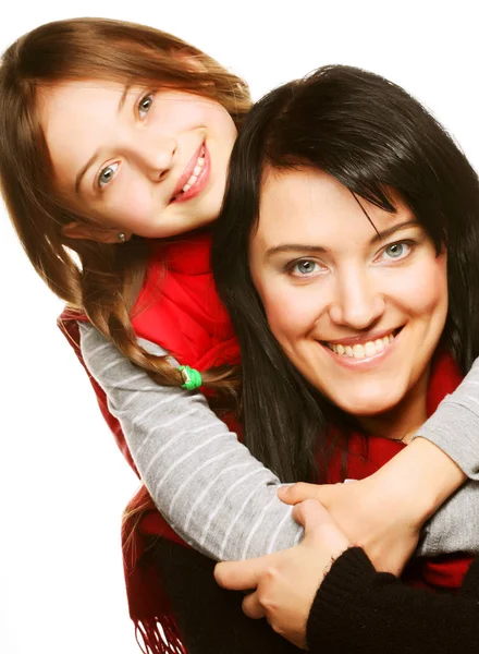 Familia feliz - madre y su hija — Foto de Stock