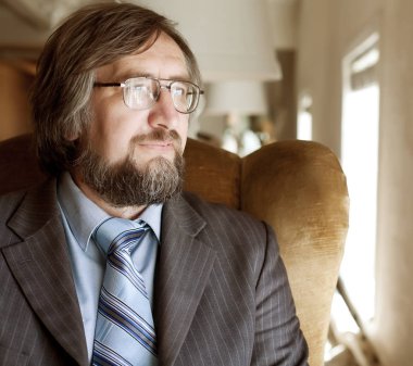 Başarılı kıdemli iş adamı