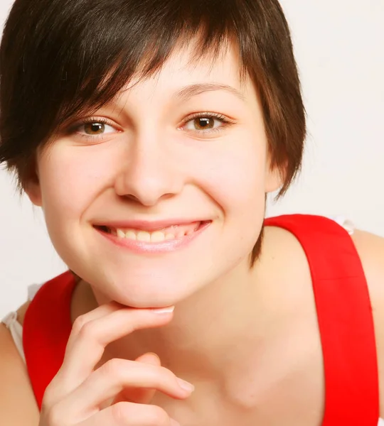 Woman with beautiful smile — Stock Photo, Image