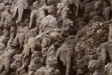 yapay sarkıt duvar Wallenstein Bahçe, Prag oluşturulması