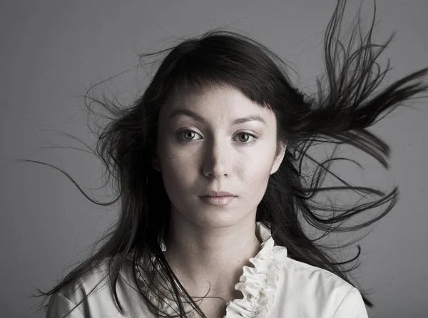 Wind in the hair — Stock Photo, Image