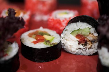 Çeşitli suşi Öğle Yemeği