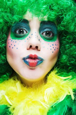 yaratıcı vecih ile kız