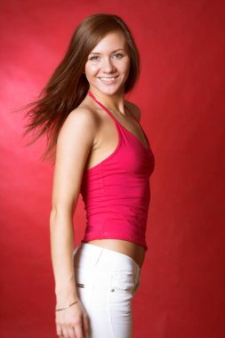 Genç sporcu kadın.