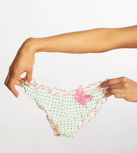 Elegant panties close up