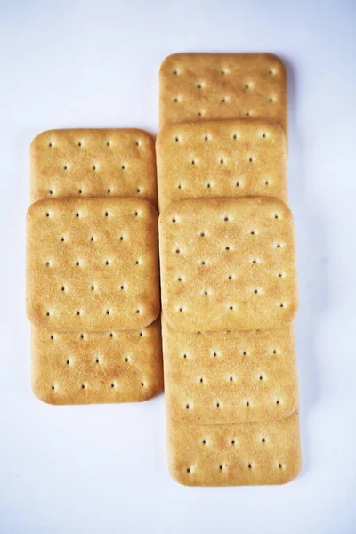 Cracker-Kekse, Lebensmittel — Stockfoto