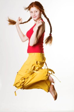 çok güzel kızıl saçlı kız