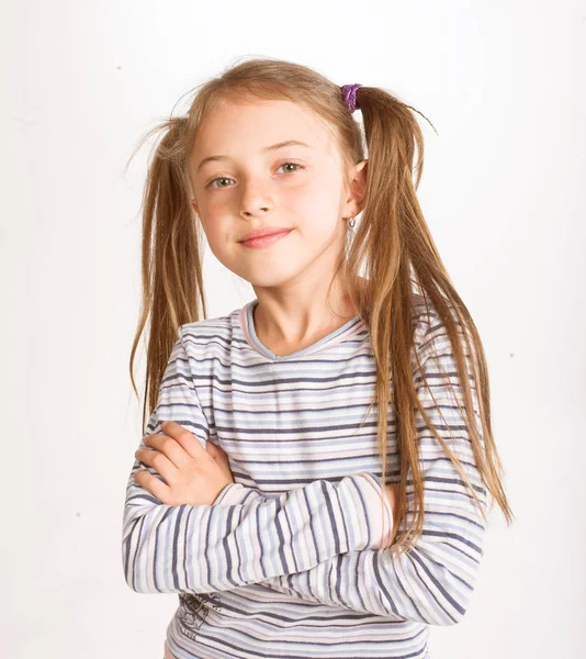 Little sporty girl — Stock Photo, Image