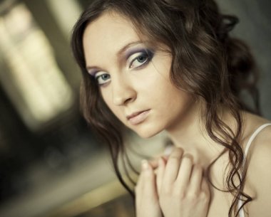 romantik gelin kadın