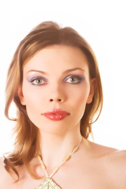 güzel kadın kapatmak