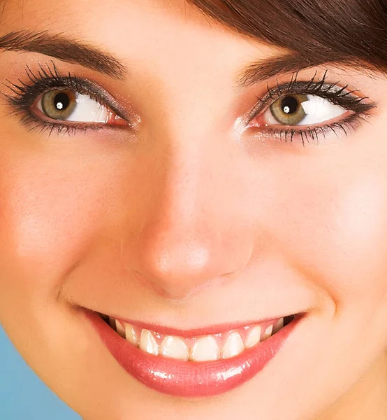 Close-up of a beautiful face — Stock Photo, Image