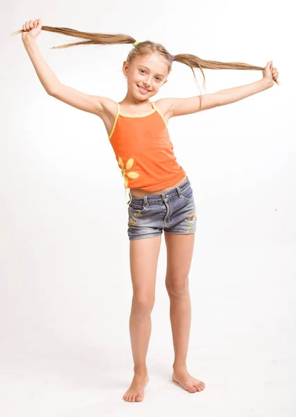 Niña en ropa casual —  Fotos de Stock