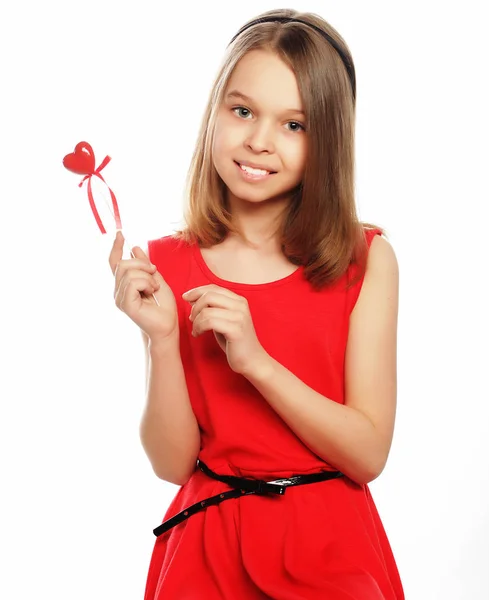 Bonito sorrindo menina — Fotografia de Stock