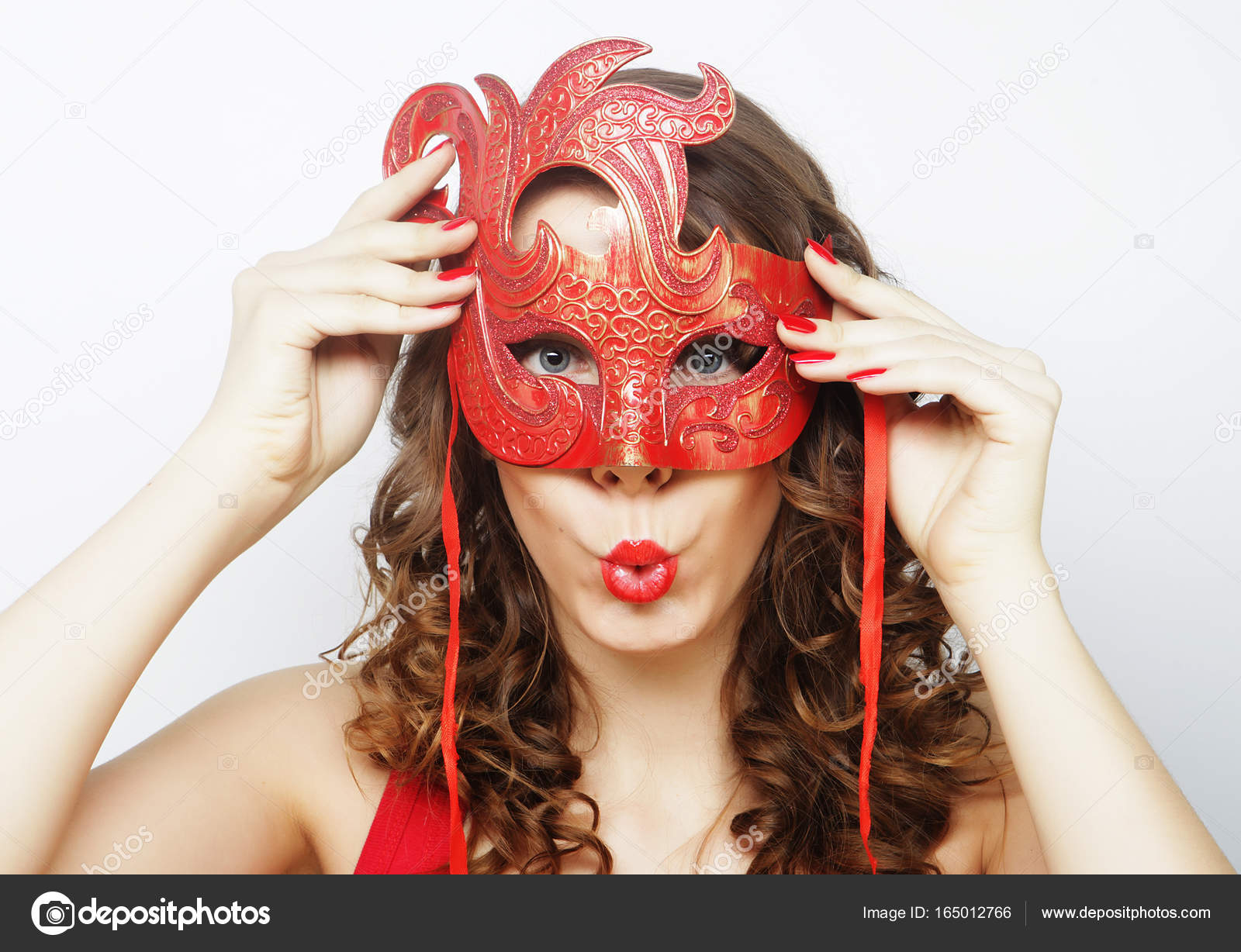 Frau Mit Maske Frau Mit Maske